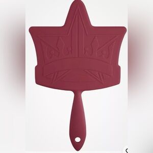 NEW NIB Jeffree Star Hand Mirror Blood Orange Soft Touch